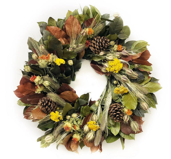 Caring for Your Dried and Preserved Fall Wreaths