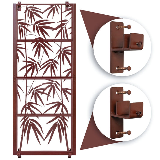 Warehouse Deals - H Potter Wall Trellis Privacy Screen with Wall Brackets