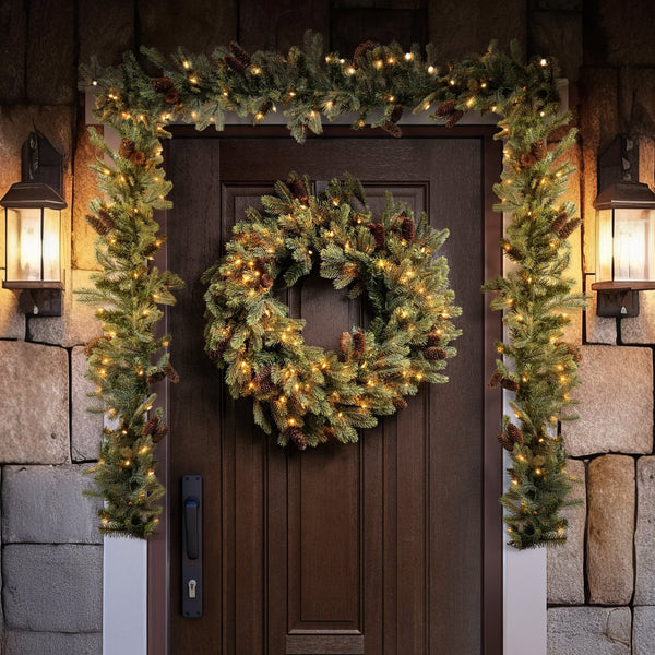 Luxury Outdoor Holiday Decor: High-Quality Wreaths & Garlands Built to Last