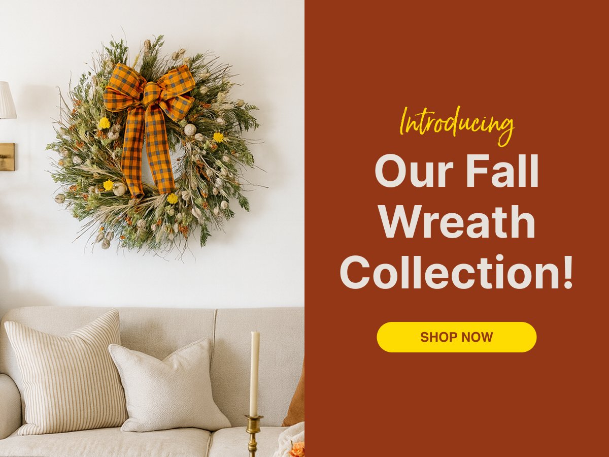 Fall Wreaths Launch - Shop Now