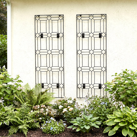 H Potter brand diamond wall trellis set of 2 on a house