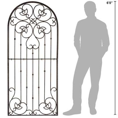 H Potter Garden Trellis with gray man for scale