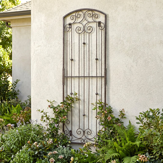H Potter 8 ft tall lenox estate wall trellis